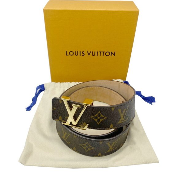 Louis Vuitton Monogram Santur Initial LV M9608 AC2137 Leather Belt Brown Size... - Picture 11 of 11